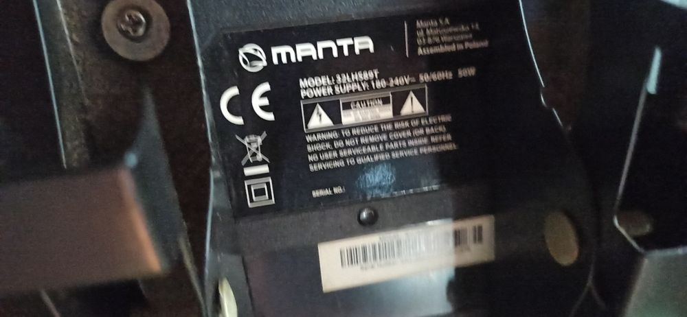 Telewizor MANTA Smart do naprawy 32 całe lub części