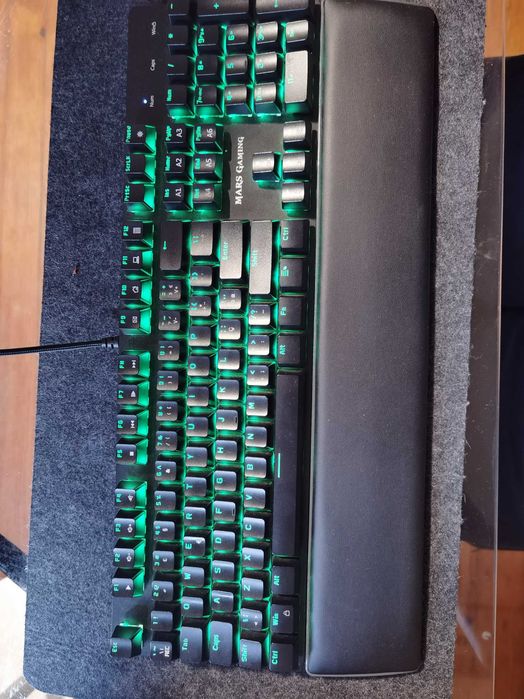 Teclado Gamer Mars Gaming - Preto e Azul
