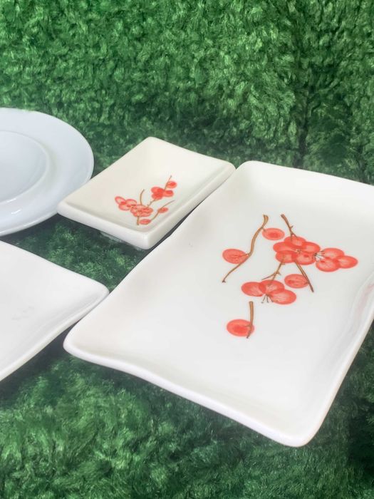 Японський набір для суші / закусок на двох з квітковим декором новый