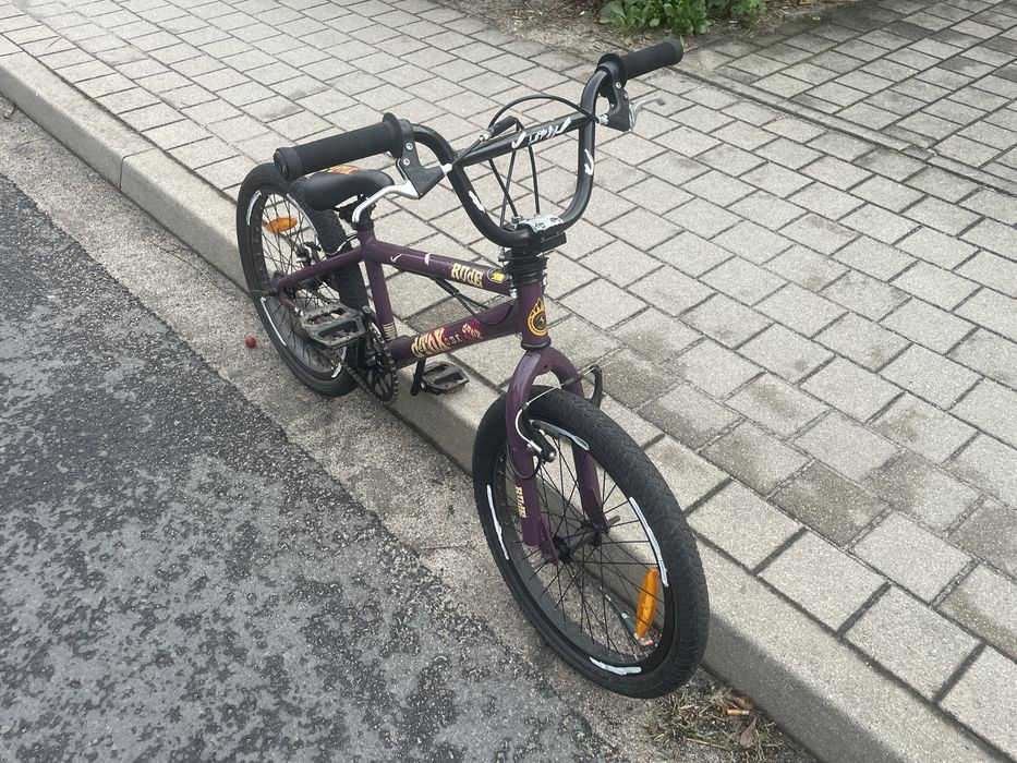 Rower BMX fiolet