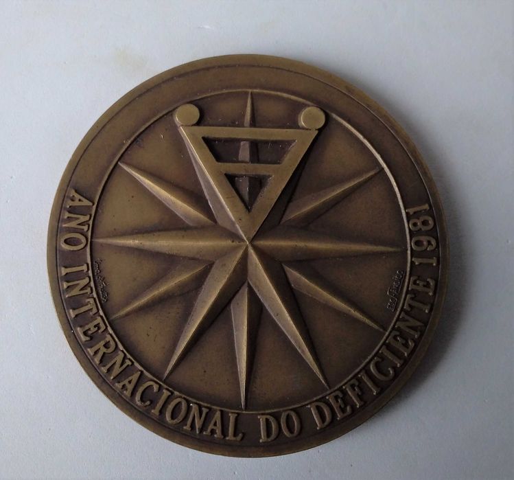 Medalha do Sec. Nacional de Reabilitação, Ano Int. do Deficiente 1981