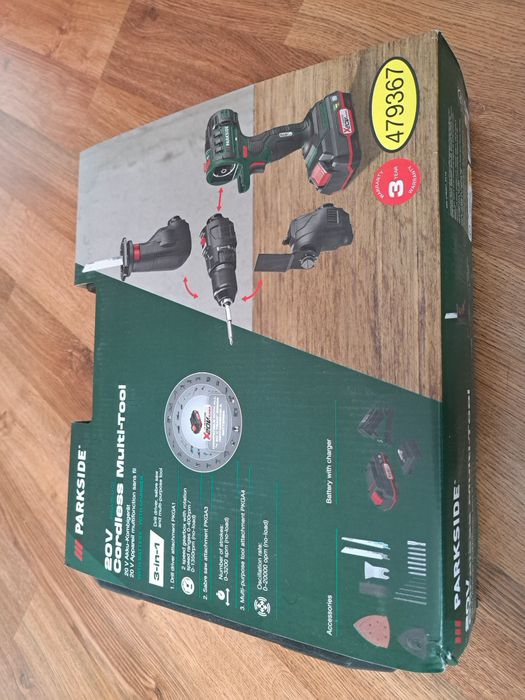 Urządzenie wielofunkcyjne multi tool parkside