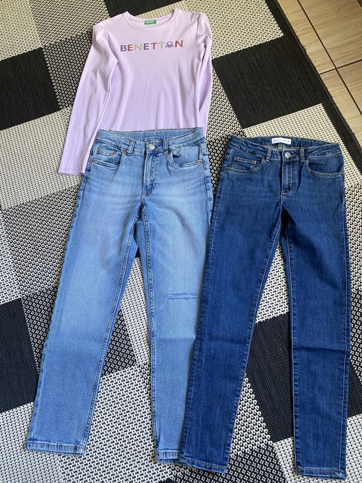Джинси zara р.152 реглан Benetton з.145-150