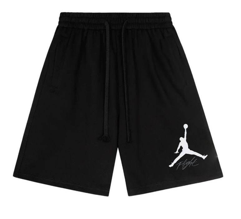 Спортивные шорты Jordan x Nike Logo унисекс черные джордан и найк
