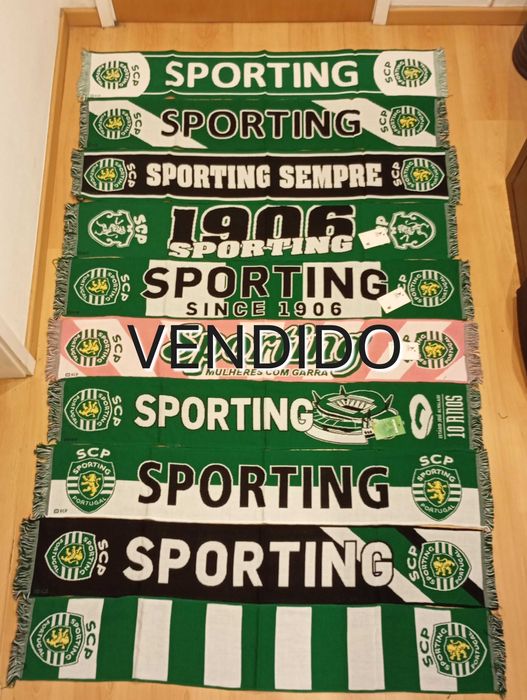 Sporting Clube Portugal cachecol novo oficial futebol, escolhe o teu!