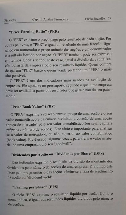 Finanças, Elísio Brandão