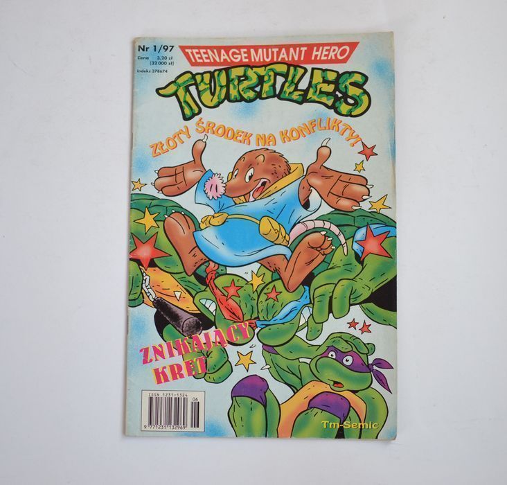 Teenage Mutant Ninja TURTLES 1/97 Tm Semic komiks