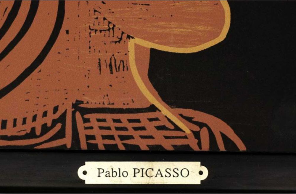 Linogravura de Picasso Éditions Cercle d´Art, Paris de 1962
