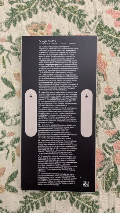 Google pixel 9a 128gb NOVO - SELADO