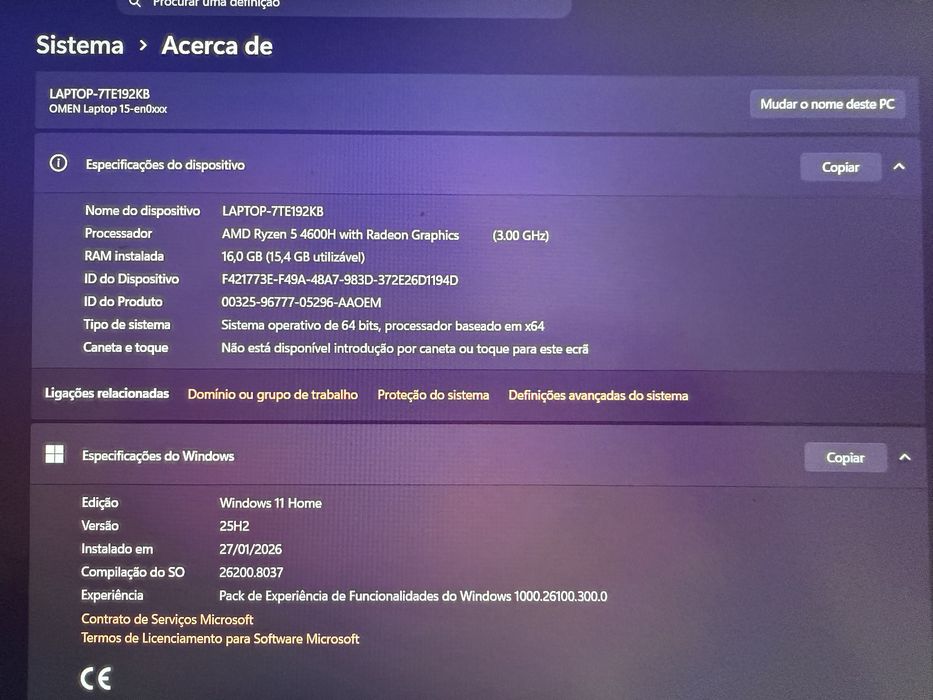 Portatil gaming omen