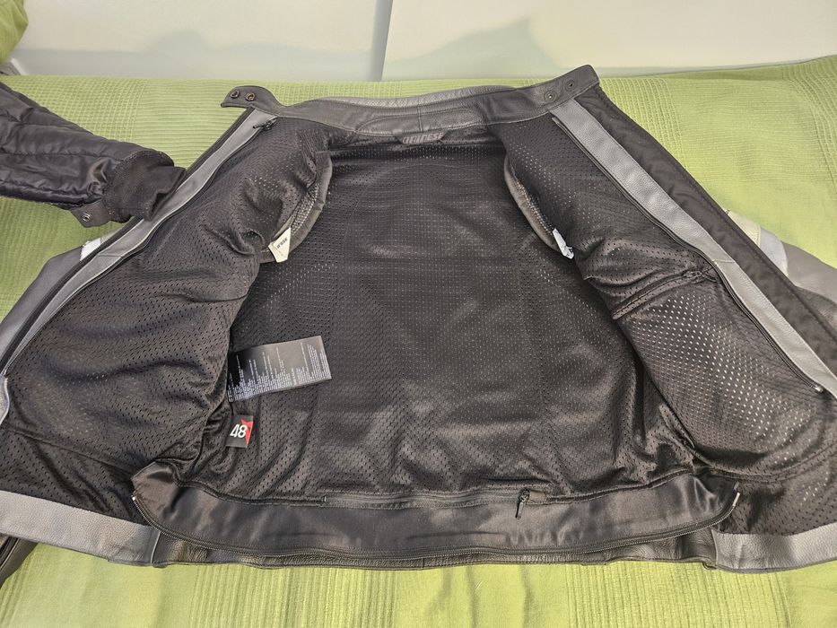 Kurtka motocyklowa skórzana Dainese TT-72 Rozmiar 48/M Podpinka