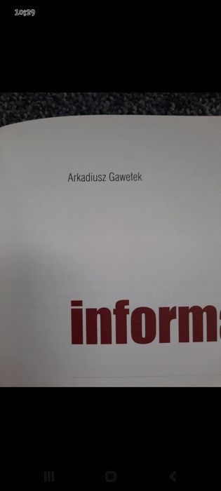 Informatyka Arkadiusz Gawełek
