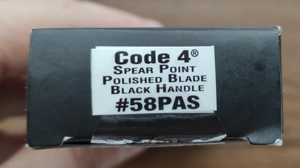 Cold Steel Code 4 S35VN ORIGINAL