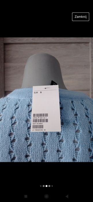 Piękny krótki kardigan H&M