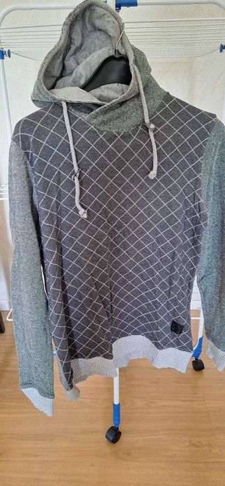 Camisola Salsa slimfit cinzenta com gorro