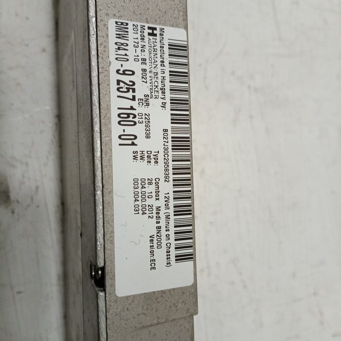 Módulo de bluetooth - BMW X6 (E71, E72) | 07 - 14