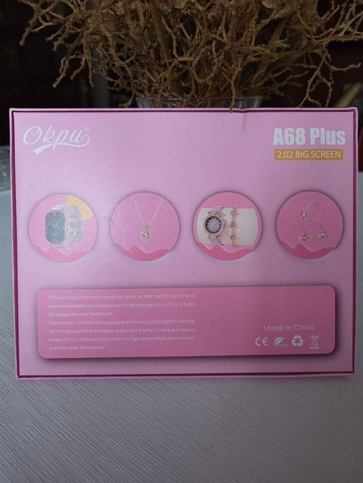 Pack smartwatch +pulseira+colar+brincos+anel+ 2 braceletes