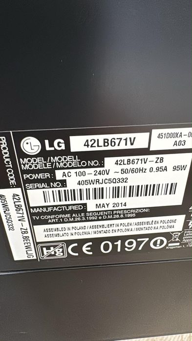 Telewizor LG 42’’