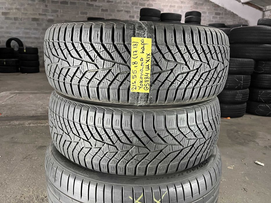 GS1184 Зимові шини 215/55r18 Yokohama BluEarth Winter V905 пара резина