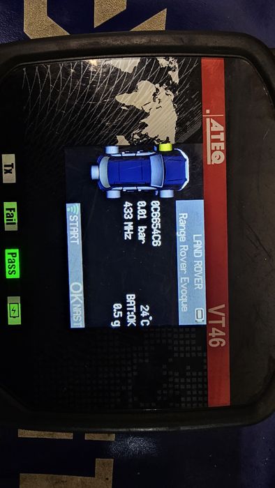 Czujniki tpms jaguar Landrover Continental