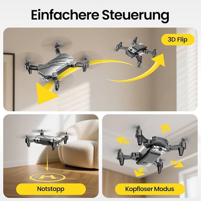 DEERC D20 Mini Drone z kamerą 1080P
