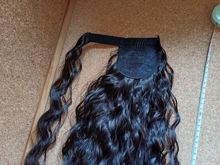 Extensão de cabelo comprido, rabo
de cavalo. Novo.