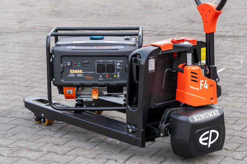 NOWY Elektryczny wózek paletowy EP F4 Li-ION 115cm 1,5T + AGREGAT 3KW