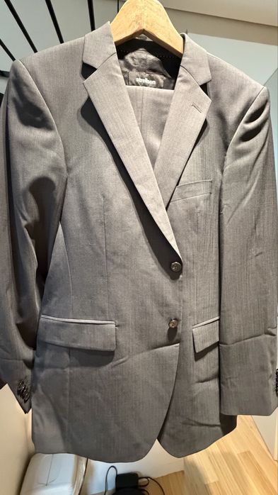 Fato de homem blaser e calça cinza