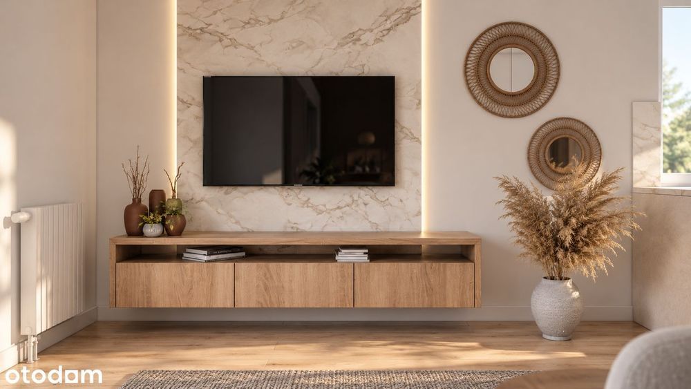 61m² w nowym budownictwie 1 piętro.