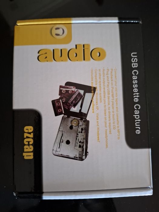 Transformador de som de cassete em digital