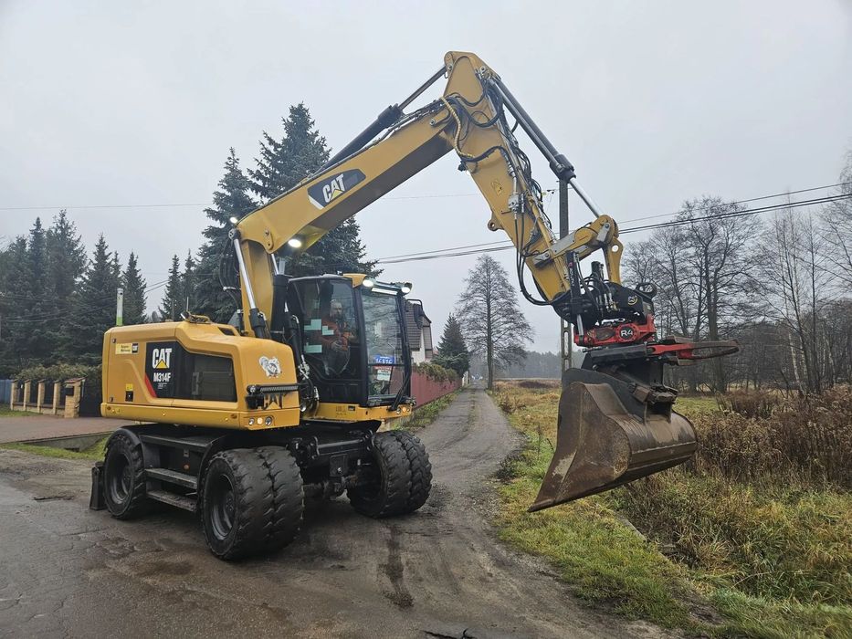 Caterpillar 314f rototilt szczypce system 3d  idealna , serwisowana ,