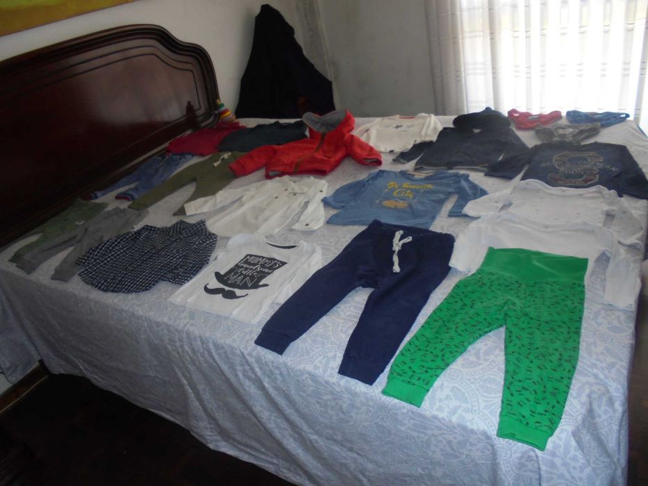 lote de roupa de menino o jogo