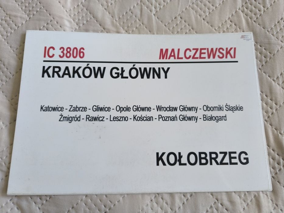 Tablica relacyjna IC Malczewski 23/24