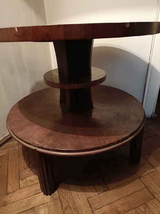 Stół orzech Art Deco lata 50 te