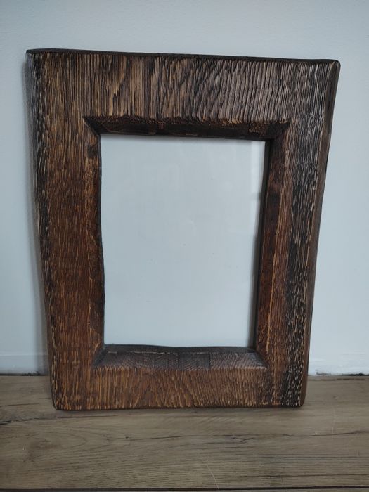 Dębowa drewniana  ramka / rama na zdjęcie, obrazek 18/24 cm