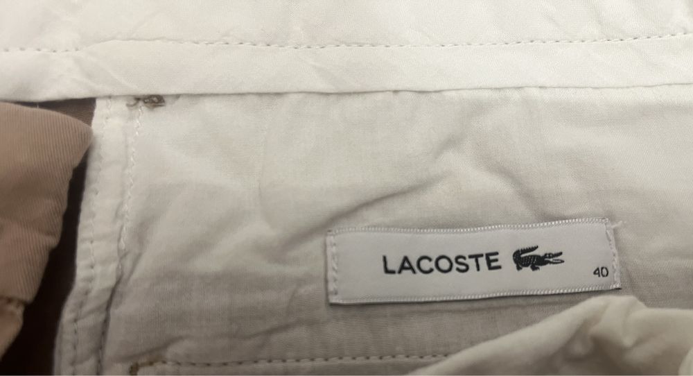 Spodnie damskie Lacoste roz 40