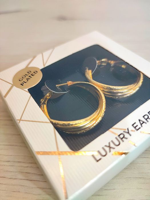 Brincos luxuosos Gold Plated