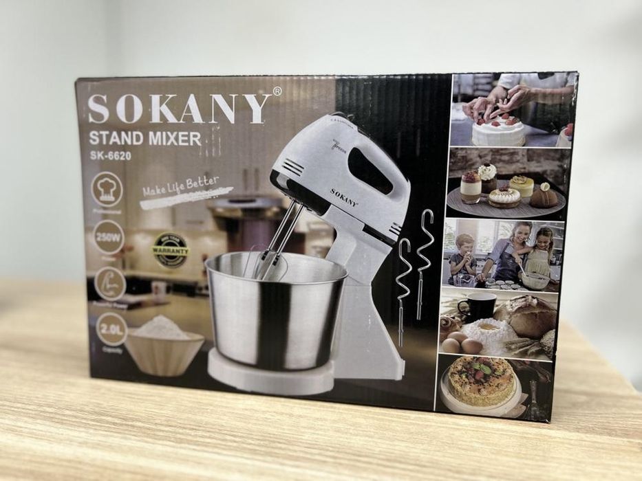РОЗПРОДАЖ! Міксер кухонний, міксер ручний, тістоміс, миксер с чашой