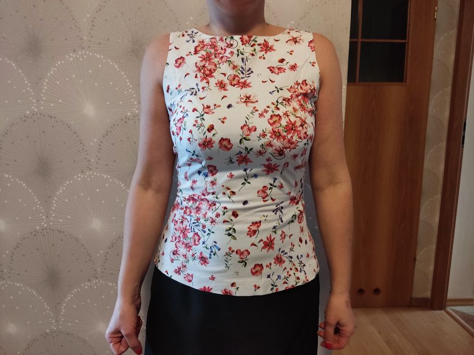 Bluzka damska w kwiatki