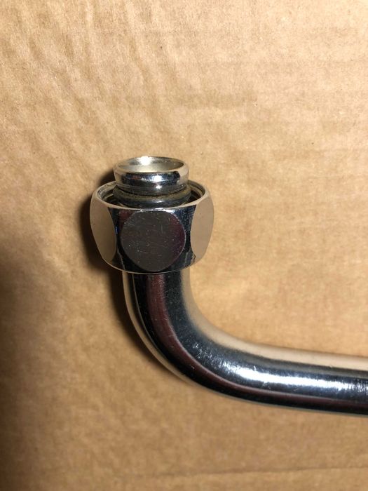 Wylewka 1/2 cala do baterii umywalkowej, długość 16,5 cm