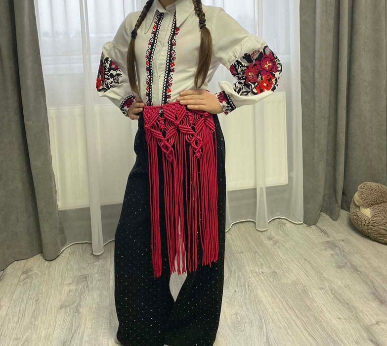 Дитячий пояс макраме