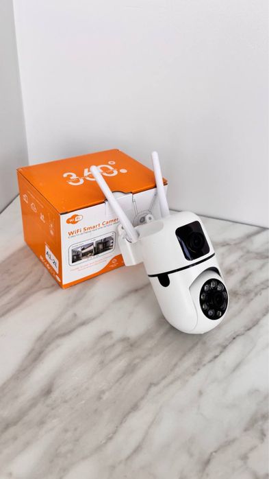 Подвійна камера відеонагляду 8 Мп, 2в1 з нічним баченням V380PRO ptz