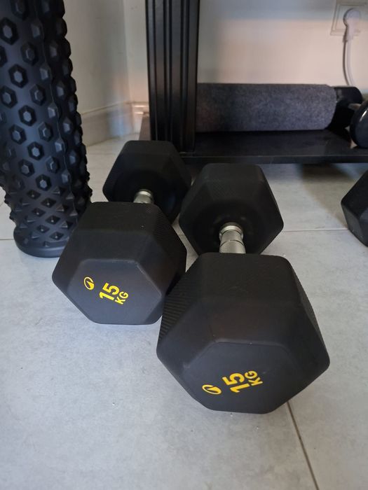 15kg 2 dumbell..