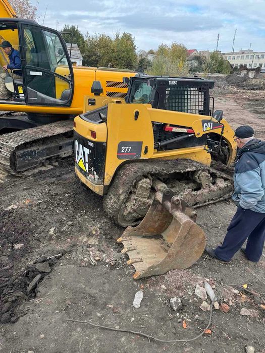 Мінінавантажувач гусеничний Caterpillar 277B бобкат,bobcat