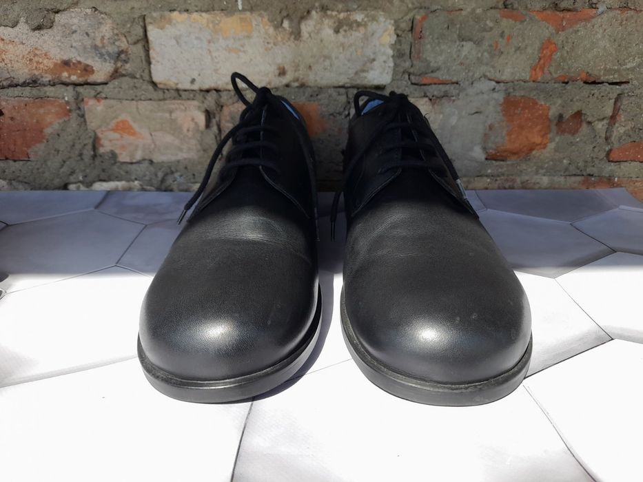 Оригинал Мужские повседневные туфли Birkenstock кожа, 45( 29 см )