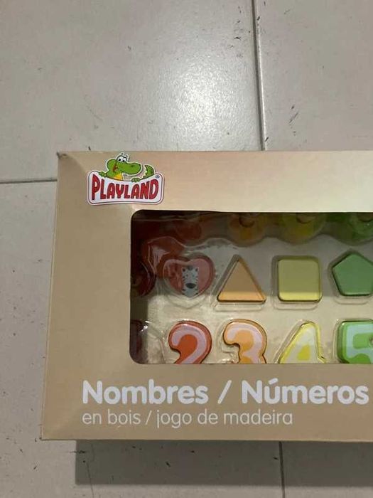 Playland jogo números em madeira Novo +18 meses