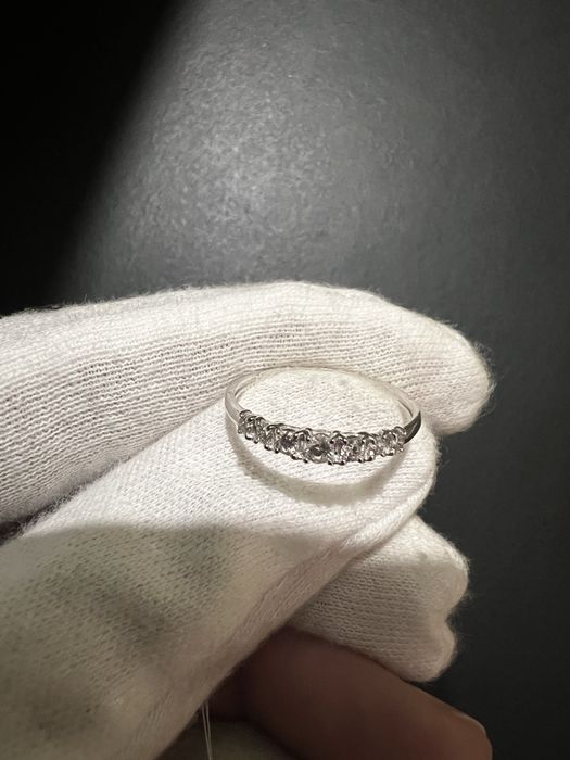 Кольцо бриллиантовая дорожка