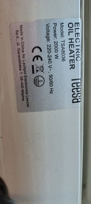 Grzejnik olejowy 7 żeber energooszczędny