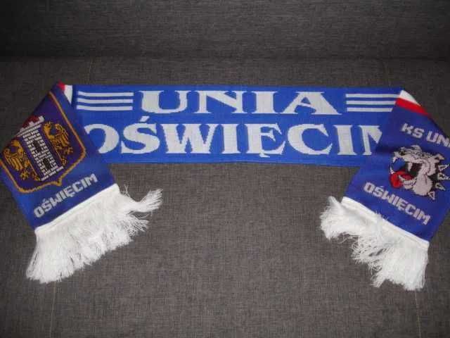 UNIA OŚWIĘCIM !! Szalik szal piłkarski sportowy