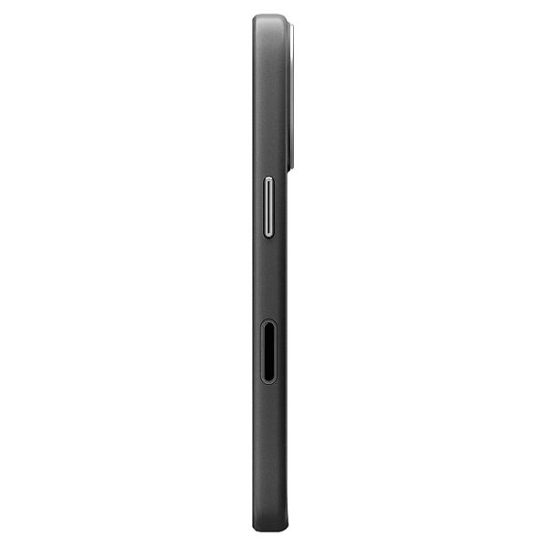 Etui Spigen Enzo Aramid "T" MagSafe na iPhone 17 - czarno-srebrne